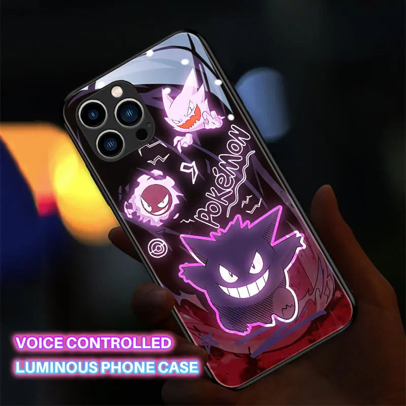 LED Pokemon Soul RGB Case for shine phone case iphoneSamsung casesOnePlus casesHuawei cases