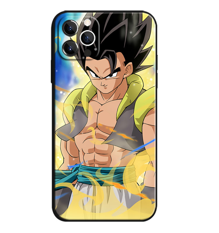 Fashion Anime Dragon Balls Gokus Laser Phone Case