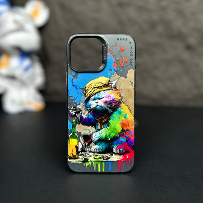 Lovely animals Art Painting Graffiti shockproof case